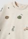 Completo beige e verde in puro cotone organico_2