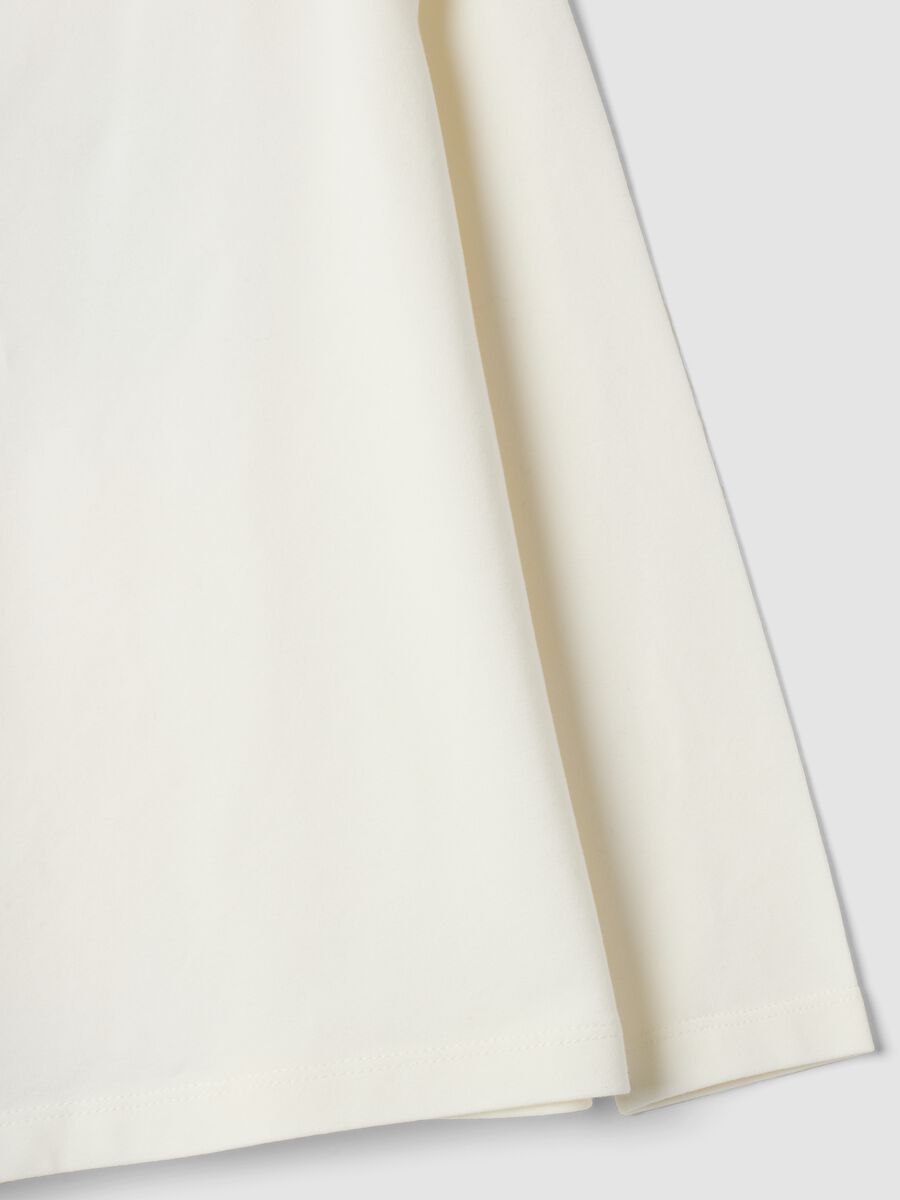 White stretch cotton T-shirt with Lilo & Stitch print_3