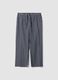 Multicolour check organic cotton pyjama trousers_4