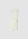 White stretch viscose and cashmere baby tights_0