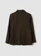 Brown wool-blend blazer with classic lapels_2