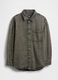 Green Long Sleeve Cotton Shirt_3