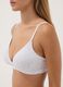 Grey organic cotton and stretch viscose triangle bra_2
