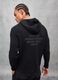Black Ribbed Knit Hoodie_1