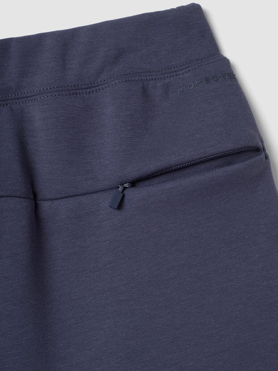 Breathable blue 2-way stretch shorts_5