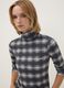 Grey stretch viscose crew-neck T-shirt_1