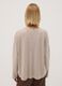 Sand viscose-blend top with floral appliqu&eacute;s, regular fit_3