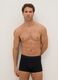 Three-pack of regular fit black stretch cotton boxers_0