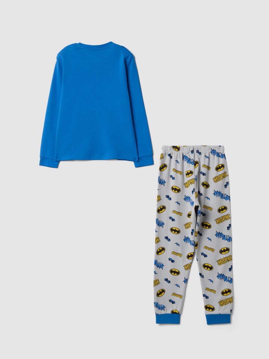 Multicolour Batman print pure organic cotton pyjamas_1