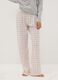 Grey marl organic cotton and viscose blend crew-neck pyjamas_3