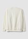 White cotton-blend sweatshirt with Lakers print_6