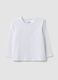 White long-sleeved organic cotton T-shirt_0