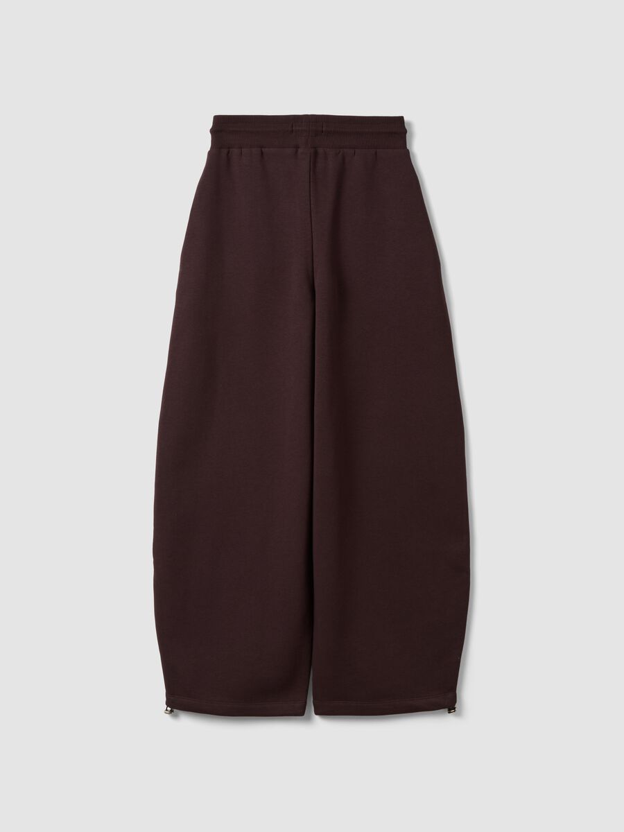 Purple cotton-blend baggy-fit jogger trousers_6