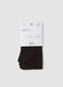 Collant neri in tessuto elasticizzato con filati lurex_0