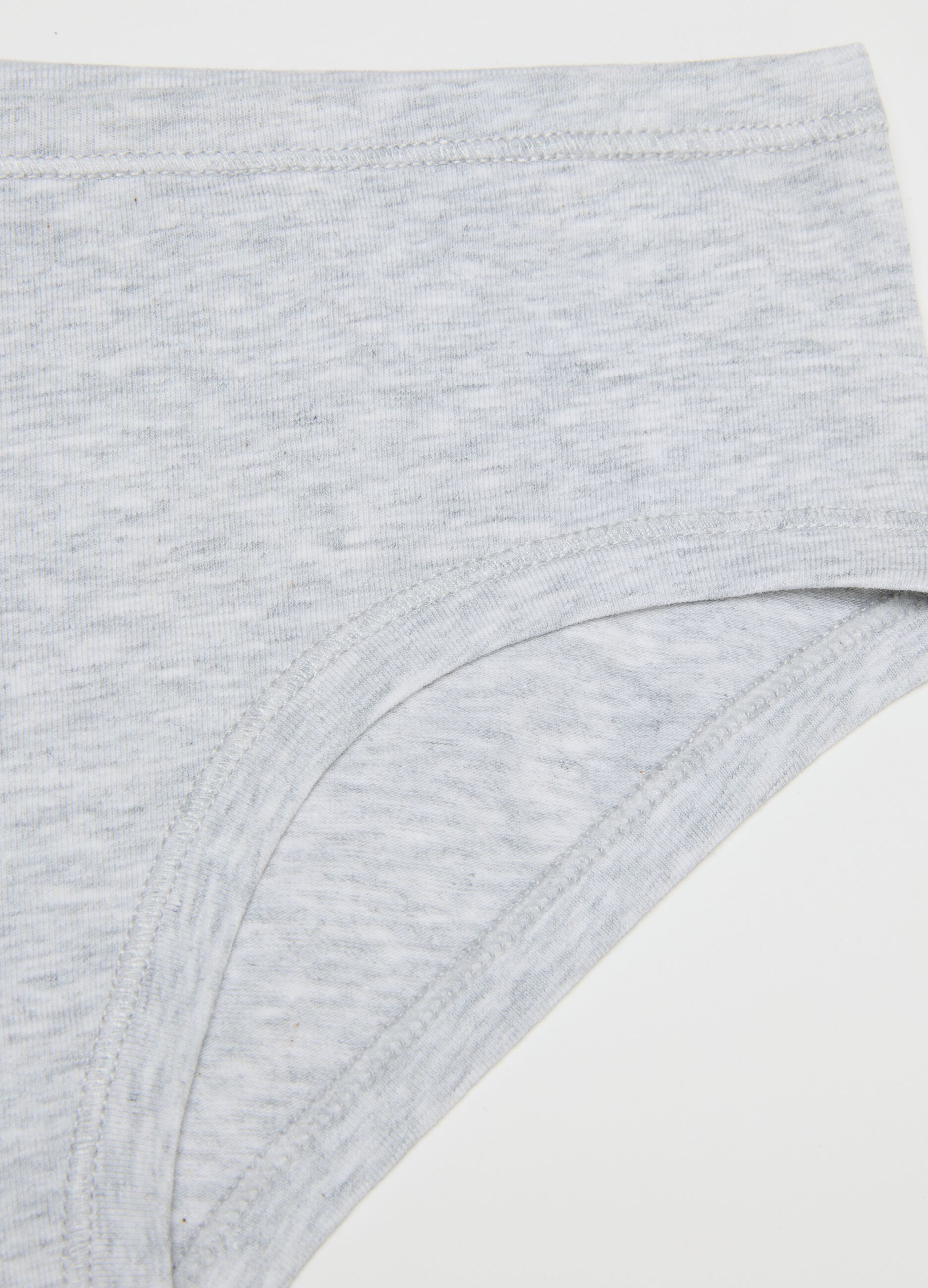Grey elasticated cotton baby culottes for girls, regular fit