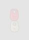 Pack of two pink and white organic cotton baby bibs_0