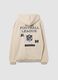 Beige cotton-blend NFL hoodie with printed graphics_2