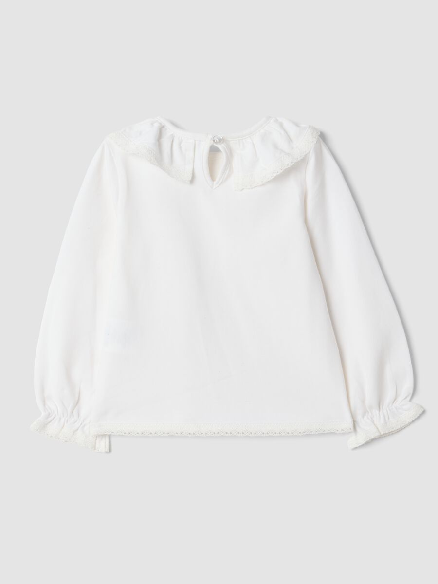 Light grey stretch cotton crew-neck T-shirt_1