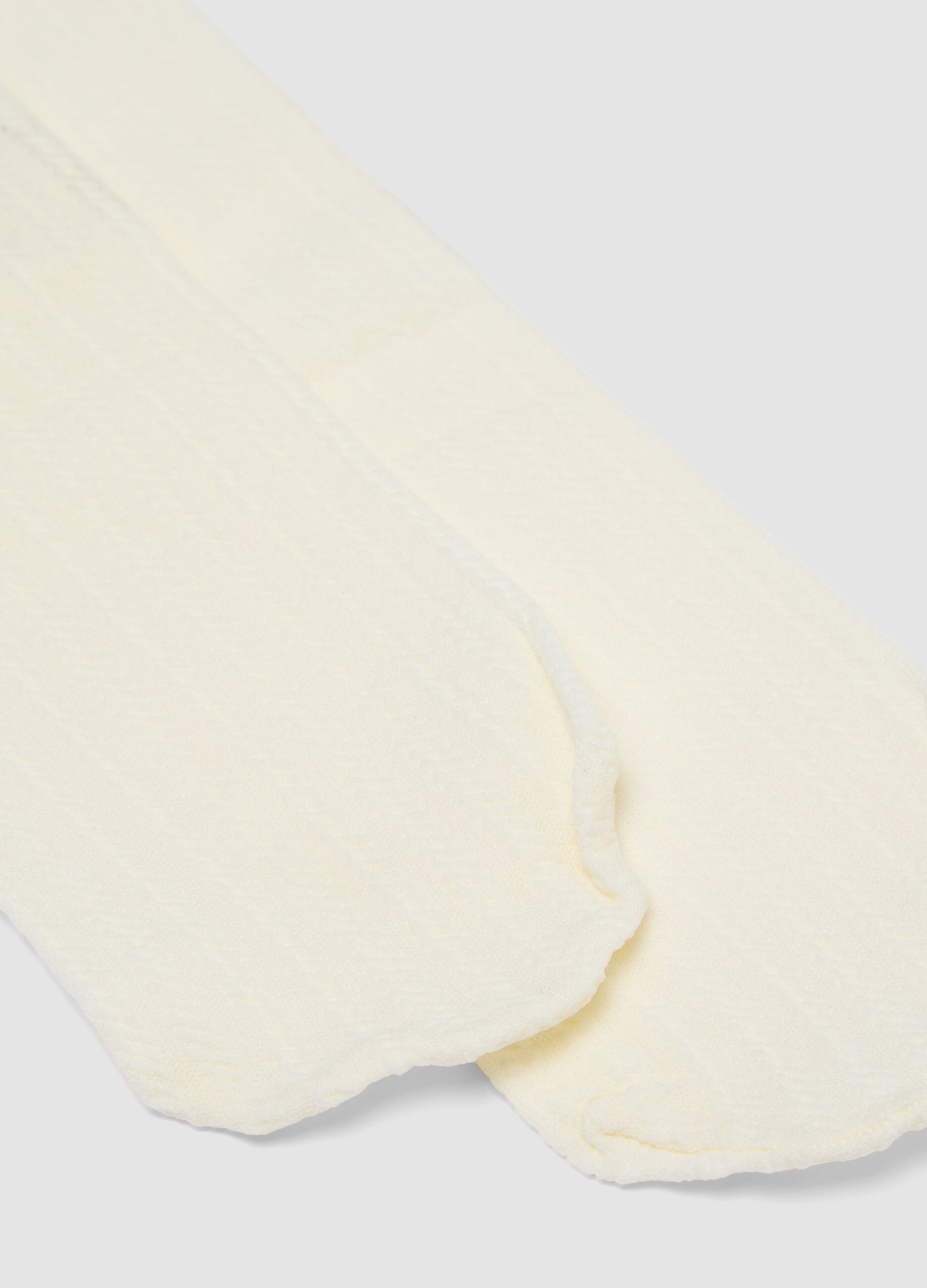 White stretchy tights