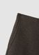 Brown wool and viscose-blend skirt_1