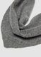 Grey stretch-fabric scarf_1