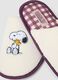 Cream-white slippers with Snoopy embroidery_2