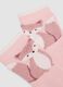 Bipack di calze rosa in cotone organico elasticizzato_1