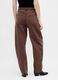 Brown jeans made of cotton and lyocell_2
