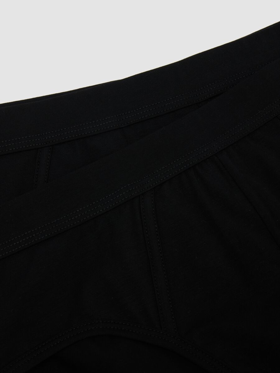2-pack of black stretch mercerised cotton briefs_1
