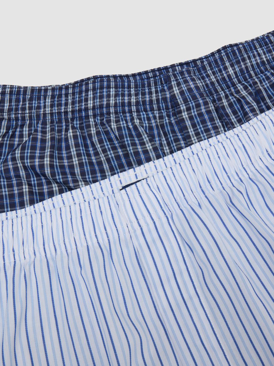 2-pack men&rsquo;s white and light blue boxer shorts in pure organic cotton_1