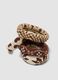 Beige jacquard-pattern hair tie set_2