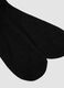 Black short socks in pure cotton_1