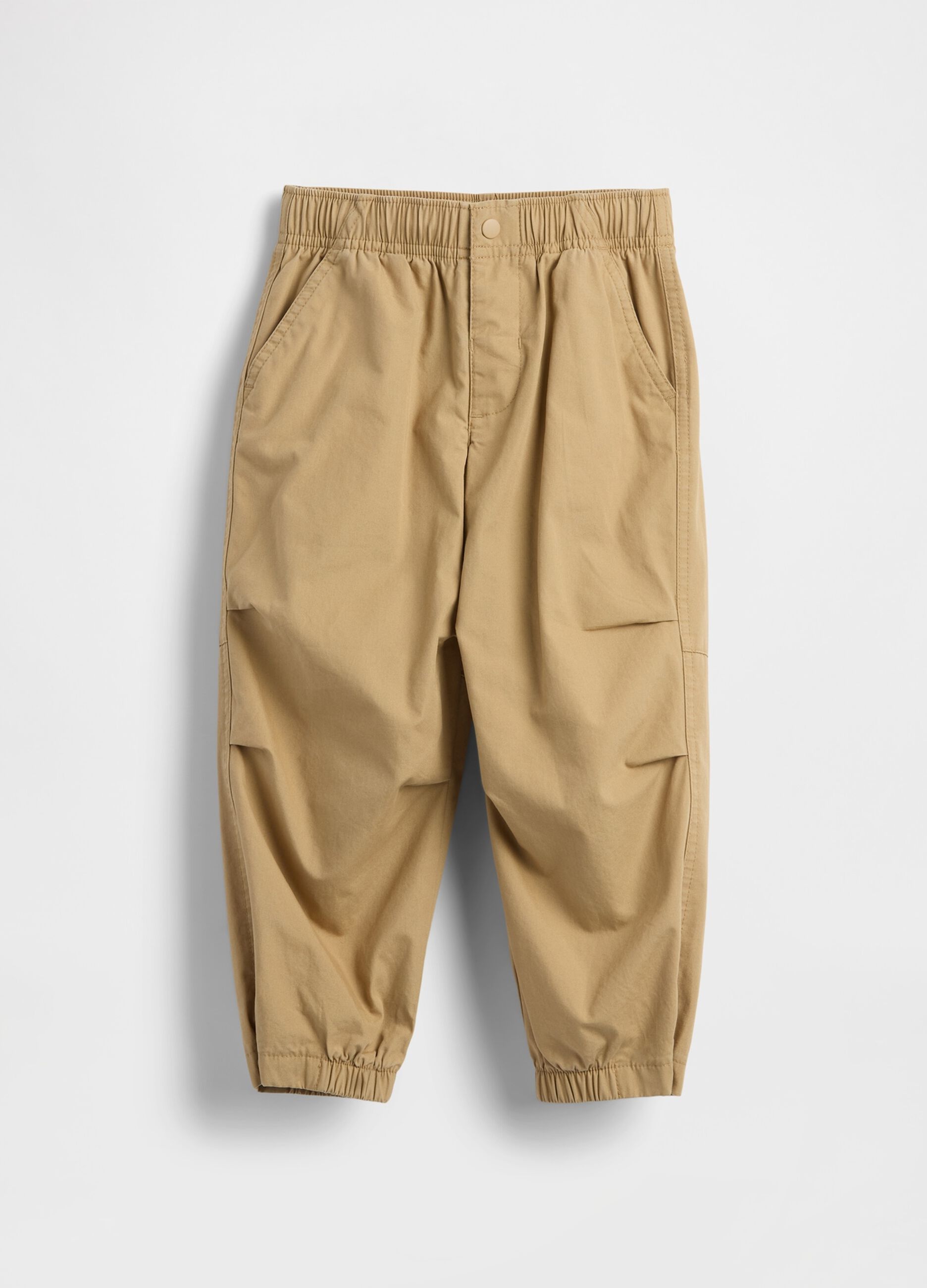 Brown trousers in pure cotton