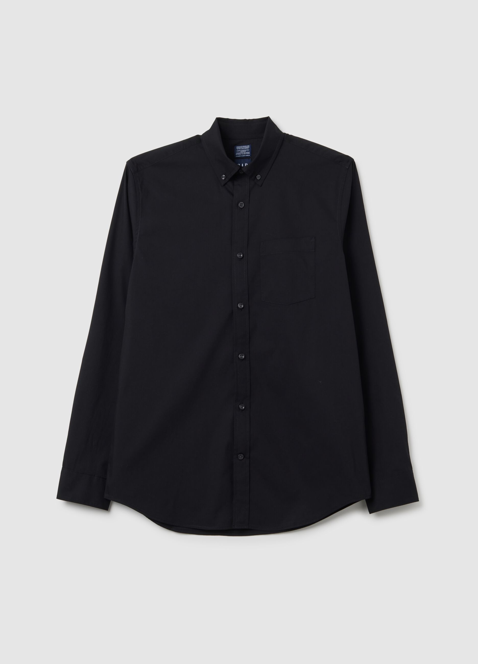 Regular-fit shirt in poplin with pocket