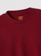 T-shirt rossa in puro cotone girocollo regular fit_1