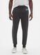 Fleece joggers with logo print_0