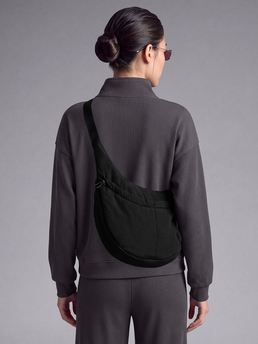 Grey stretch modal crew-neck sweatshirt ALTAVIA STUDIO_3