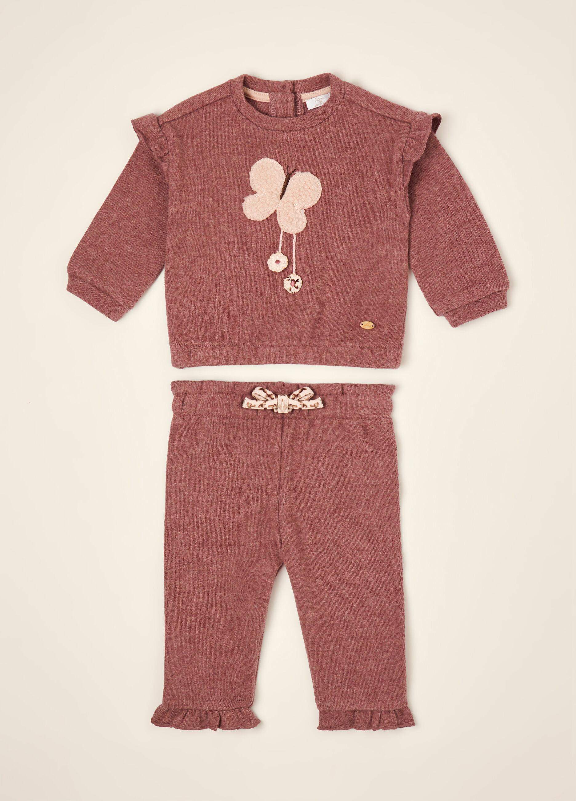 IANA baby girl jersey jogging set