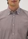 Brown striped cotton-blend button-down collar easy-iron regular-fit shirt_1