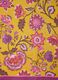 Foulard viola in pura viscosa con fantasia floreale e bordi sfrangiati_1