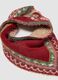 Red stretch-wool jacquard scarf_1