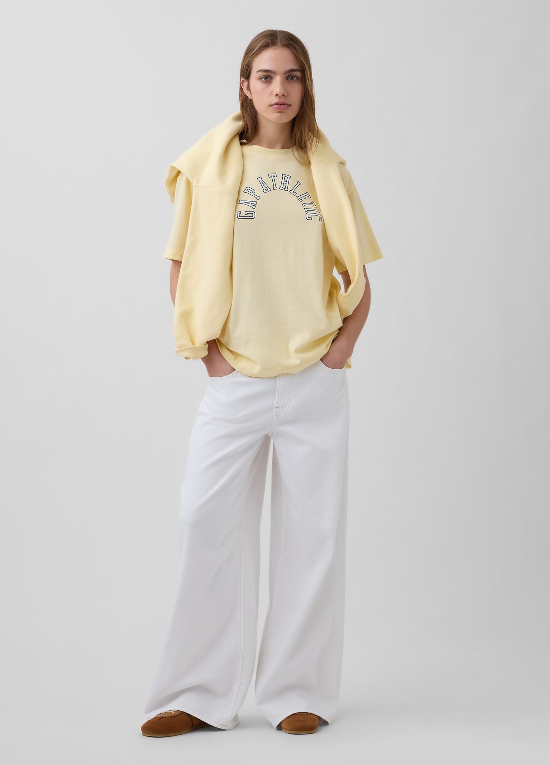 Short-sleeve pure cotton T-shirt
