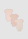 3-pack of multicolour organic cotton bodysuits with print for baby girl_1