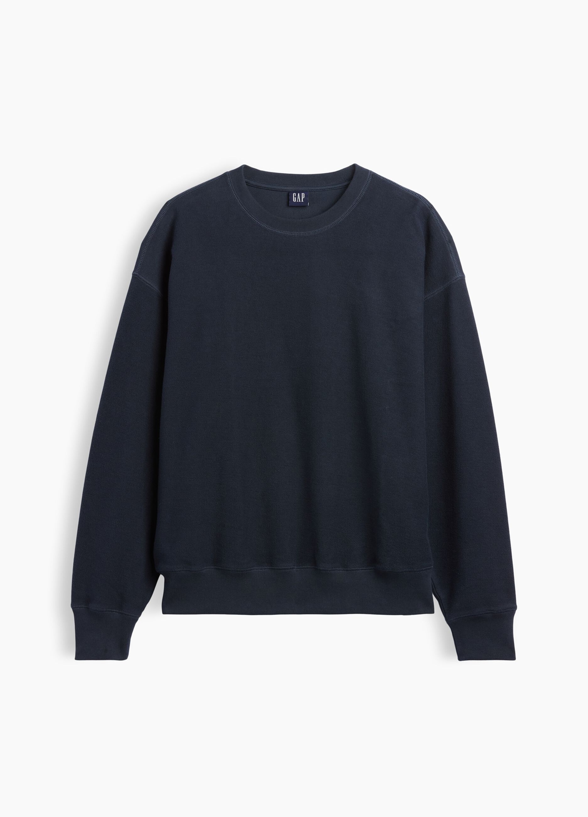 Blue sweatshirt in pure cotton