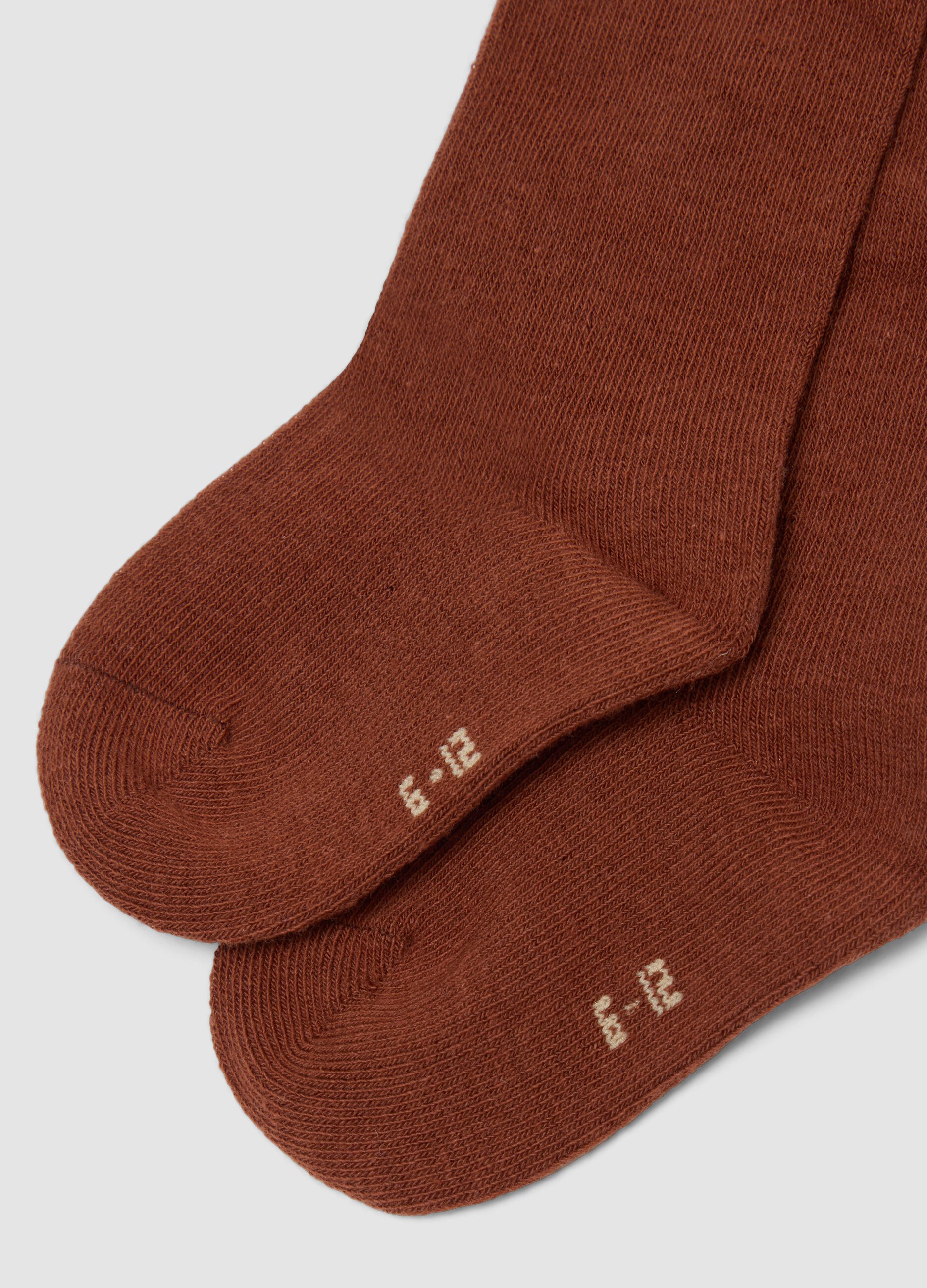 3-pack of multicolour long socks in stretch organic cotton