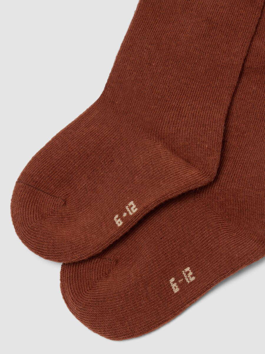 3-pack of multicolour long socks in stretch organic cotton_2