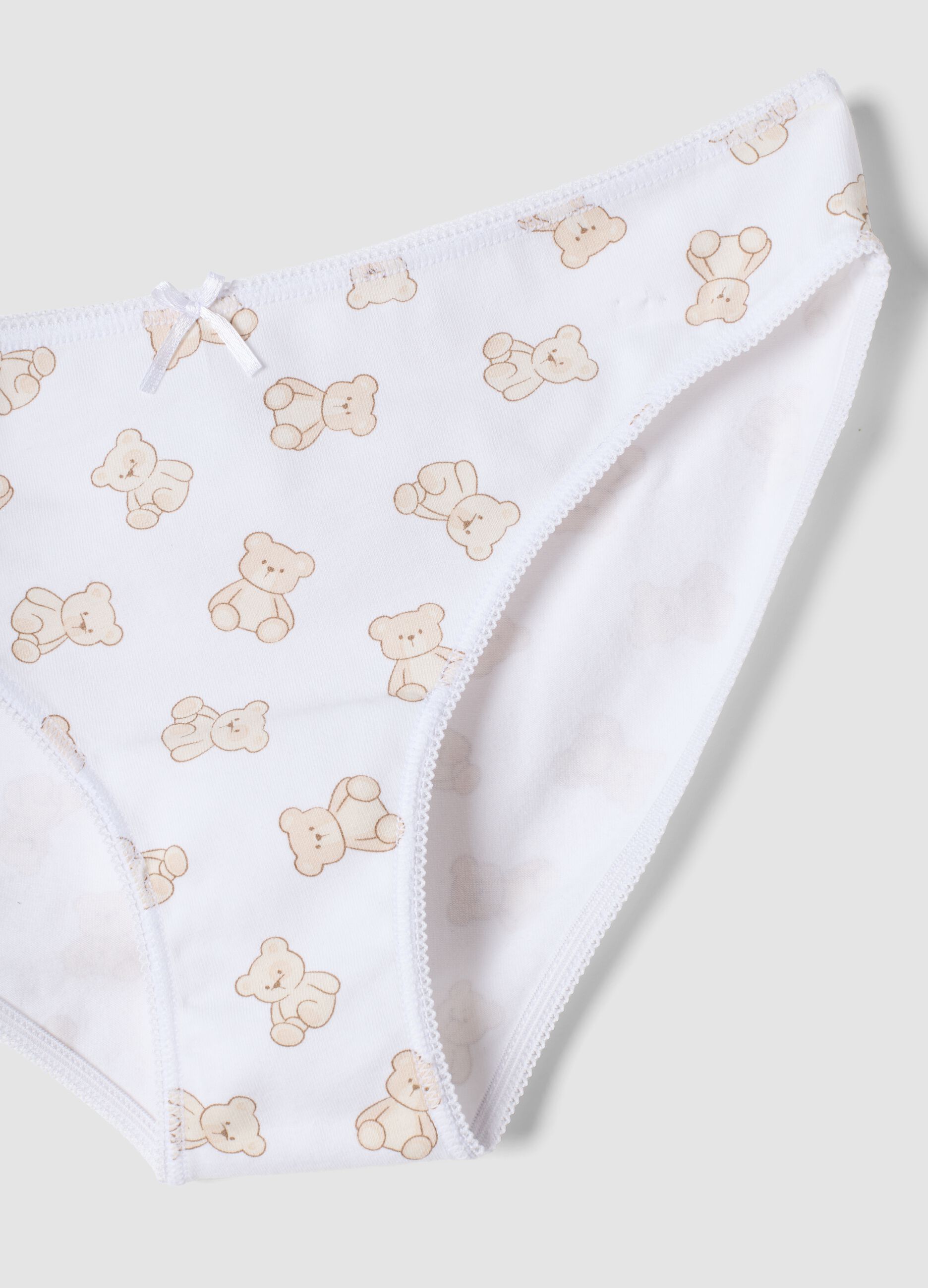 Seven-pack of multicoloured organic stretch cotton briefs