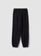 Black joggers in pure organic cotton_2