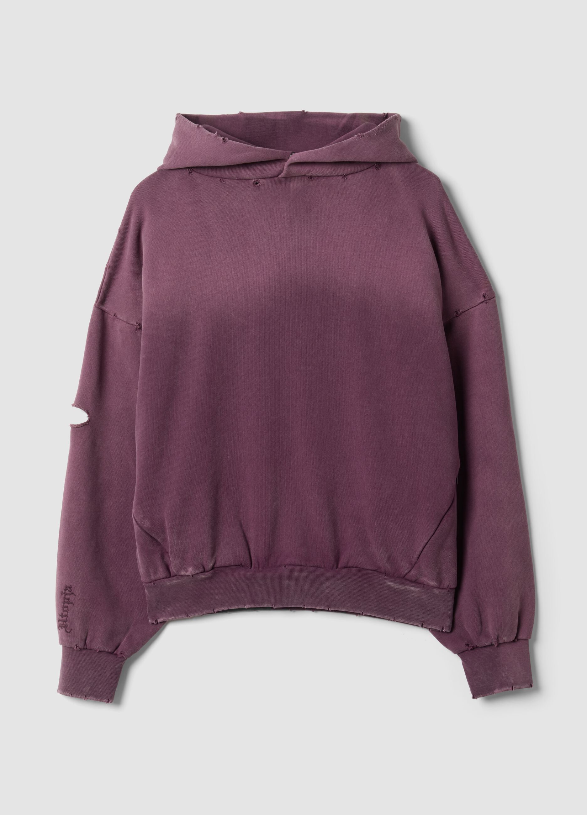 Hoodie Sunfaded Wine