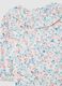Baby girl's bodysuit in multicolour pure cotton with ruffle collar_2